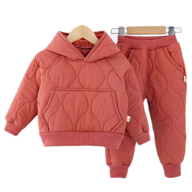 Roupa de Frio para Bebê Menina Casaco e Calça Vermelho Mini Diva