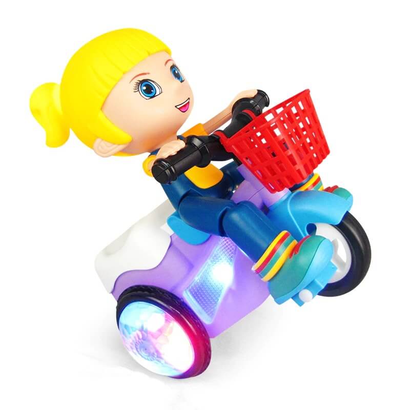 Brinquedo Triciclo Musical 360, Brinquedo Triciclo empina gira 360 sons e luzes